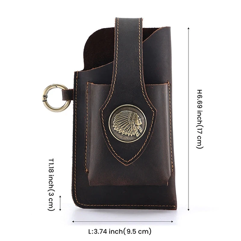 ALR™ Men’s Genuine Leather Waist Bag 6 ALR™ Men’s Genuine Leather Waist Bag - Image 6