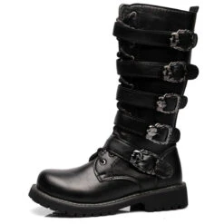 Mid-Calf Leather Motorcycle Riding Boots -Gearup Co. Store S13f1fc28ed074fdfb118fb6bfb1d4a37d
