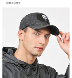 Alr™ Skull Punisher Adjustable Snapback Baseball Cap, Camo/Gray -Gearup Co. Store S25991cab1c5c408bb6758565f92f1e2aB