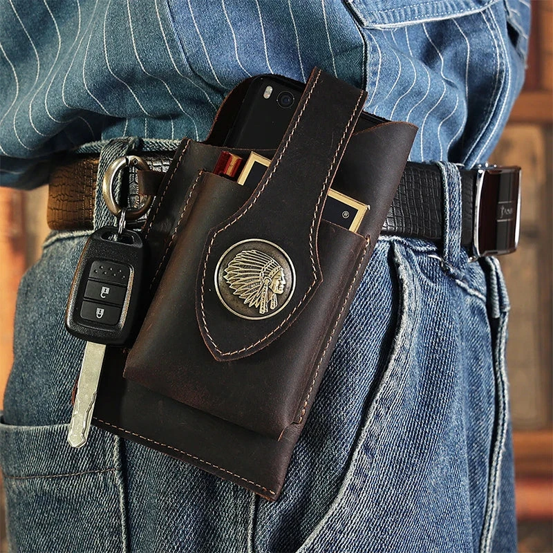 ALR™ Men’s Genuine Leather Waist Bag 2 ALR™ Men’s Genuine Leather Waist Bag - Image 2
