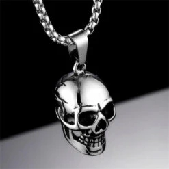 Gothic Punk Skull Necklace -Gearup Co. Store S311c296153094c73a4c729cb83ea80e6T