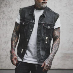 Alr™ Men's Denim Biker Motorcycle Vest, Two Wheels For Hire -Gearup Co. Store S4e1c06b3ef2145058864fa4803f9e80e0 e115c715 1420 4299 a161 059c2eb0a799
