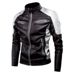 Alr™ Men's PU Leather Motorcycle Bomber Jacket -Gearup Co. Store S6f369c1d923a4f369c4fe69b29dbe3e6z