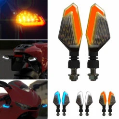 Motorcycle LED DRL Turn Signal Light -Gearup Co. Store S6f756979c5884e11a362b17b2543c081B