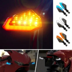 Motorcycle LED DRL Turn Signal Light -Gearup Co. Store S77d89e03e6d2451badee9386534d2735D