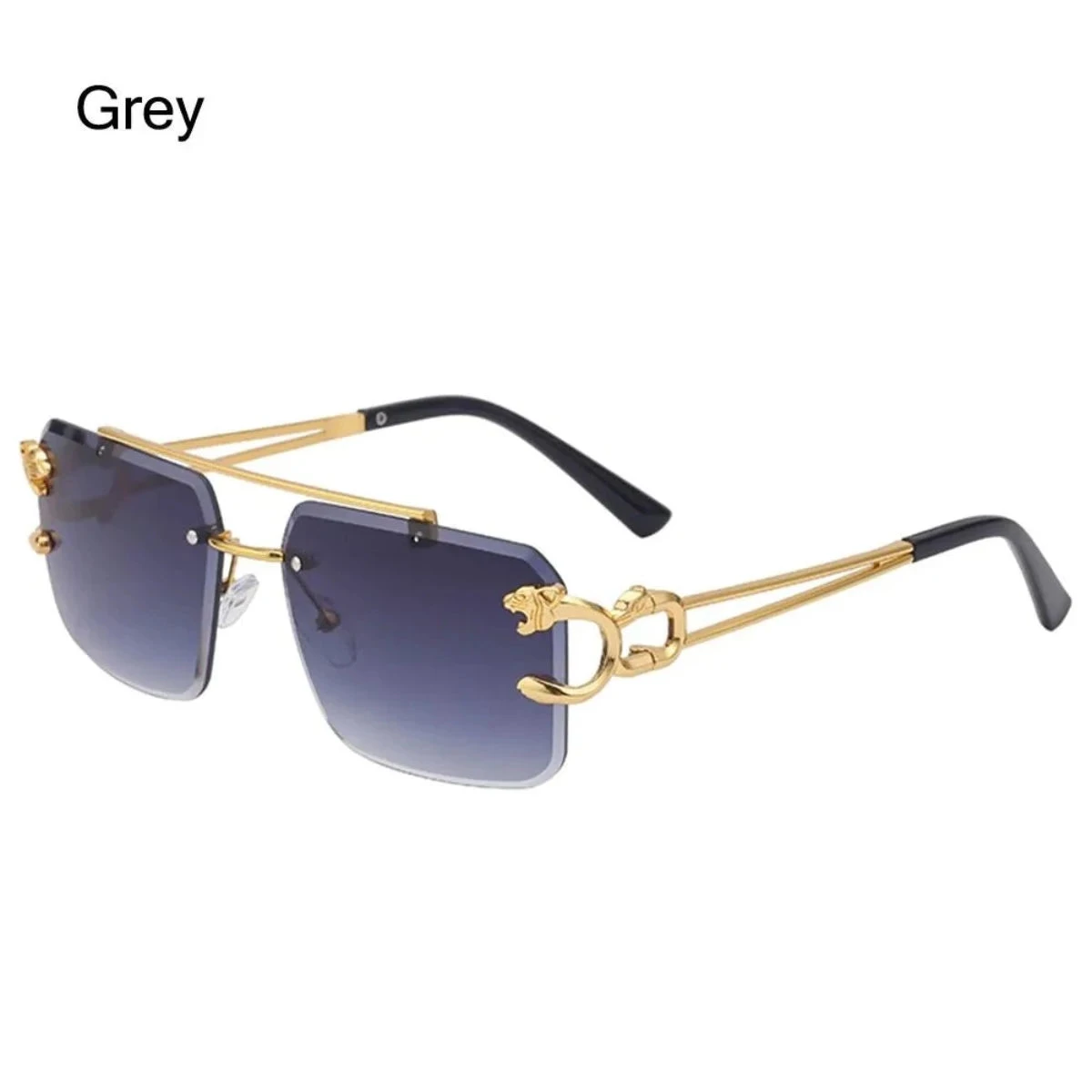 Retro Rimless Steampunk UV400 Sunglasses 10 Retro Rimless Steampunk UV400 Sunglasses - Image 10