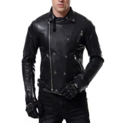 Men's Skull Punk Style Faux Leather Jacket -Gearup Co. Store S7c9932dc0fdb4f87b1d89998a92a29c70