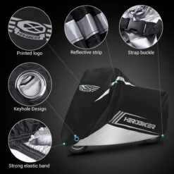 All Season Protective Motorcycle Cover - Black -Gearup Co. Store S8521fe338fdc4f438090162fa4ae658bC 8d512cb3 3b92 4cbe a3d8 ef2af9ea6c11