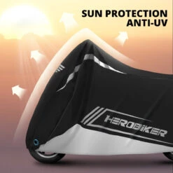 All Season Protective Motorcycle Cover - Red -Gearup Co. Store S8cfe03de2779453baab10b32d83171fdR