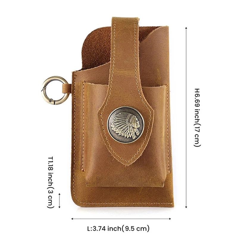 ALR™ Men’s Genuine Leather Waist Bag 7 ALR™ Men’s Genuine Leather Waist Bag - Image 7