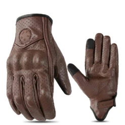 Alr™ Vintage Goatskin Full-Finger Motorcycle Gloves -Gearup Co. Store S96bc79821e0e489c9241424023e00f71A