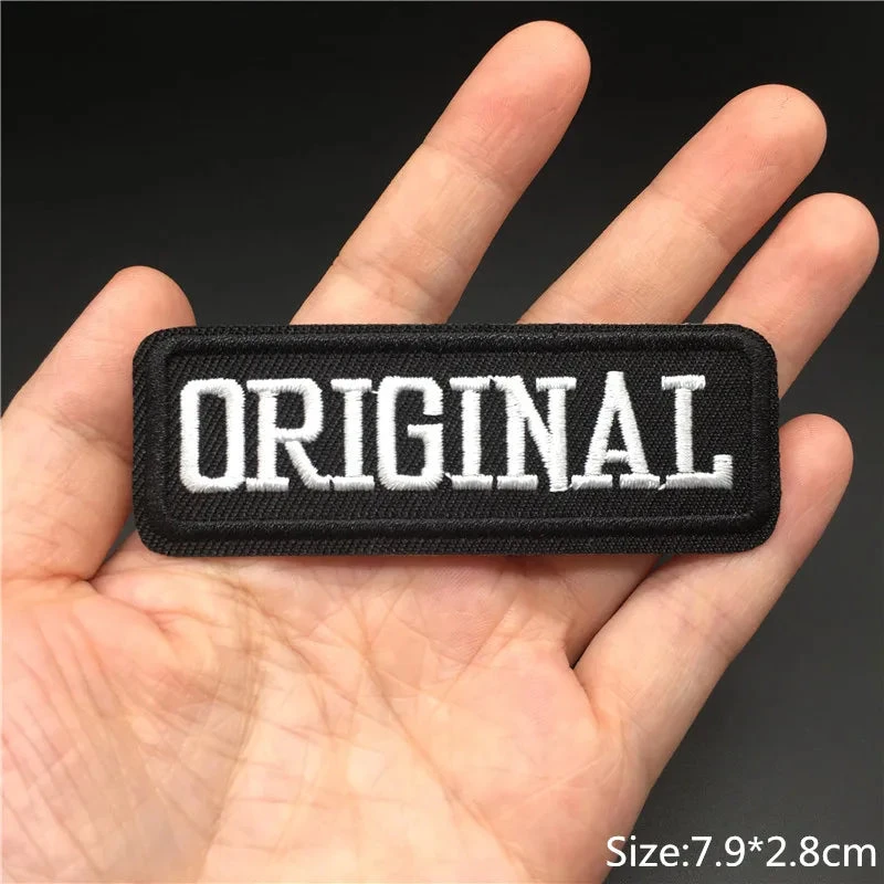 Alr™ Embroidered Iron-On Patch, Original 2 Alr™ Embroidered Iron-On Patch, Original - Image 2