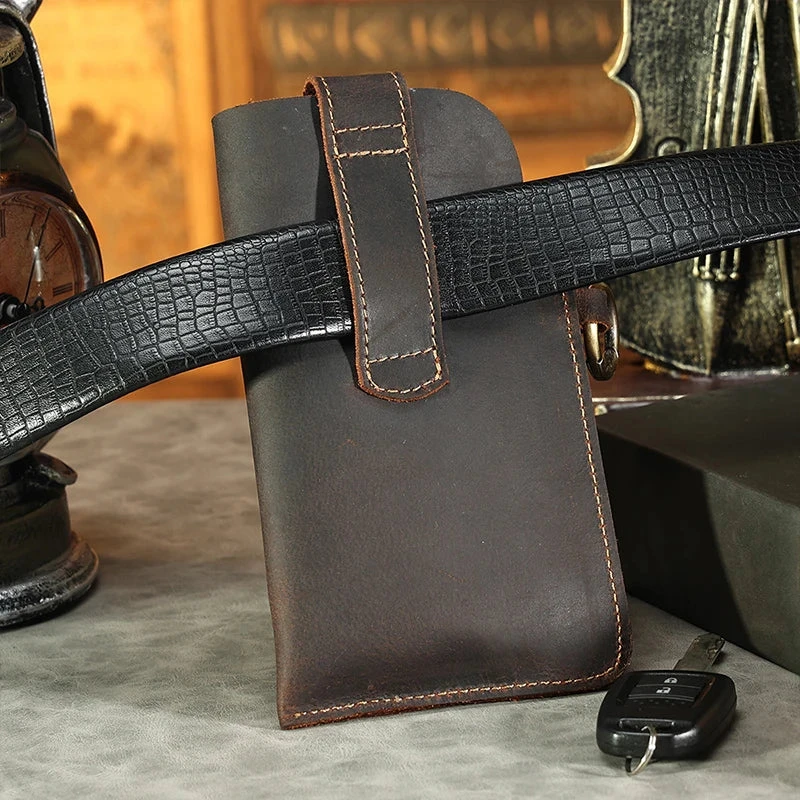 ALR™ Men’s Genuine Leather Waist Bag 4 ALR™ Men’s Genuine Leather Waist Bag - Image 4