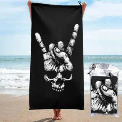 ALR™ Skull Hand Quick-Dry Towel -Gearup Co. Store Scb43002775a846f1a51b69041f17aac9p e19e263c 2912 4261 8d38 3a1485e6937a
