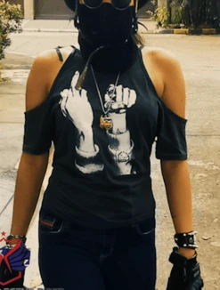 Women's Edgy Rose Skull Top -Gearup Co. Store ScreenShot2020 11 30at3.39.25PM