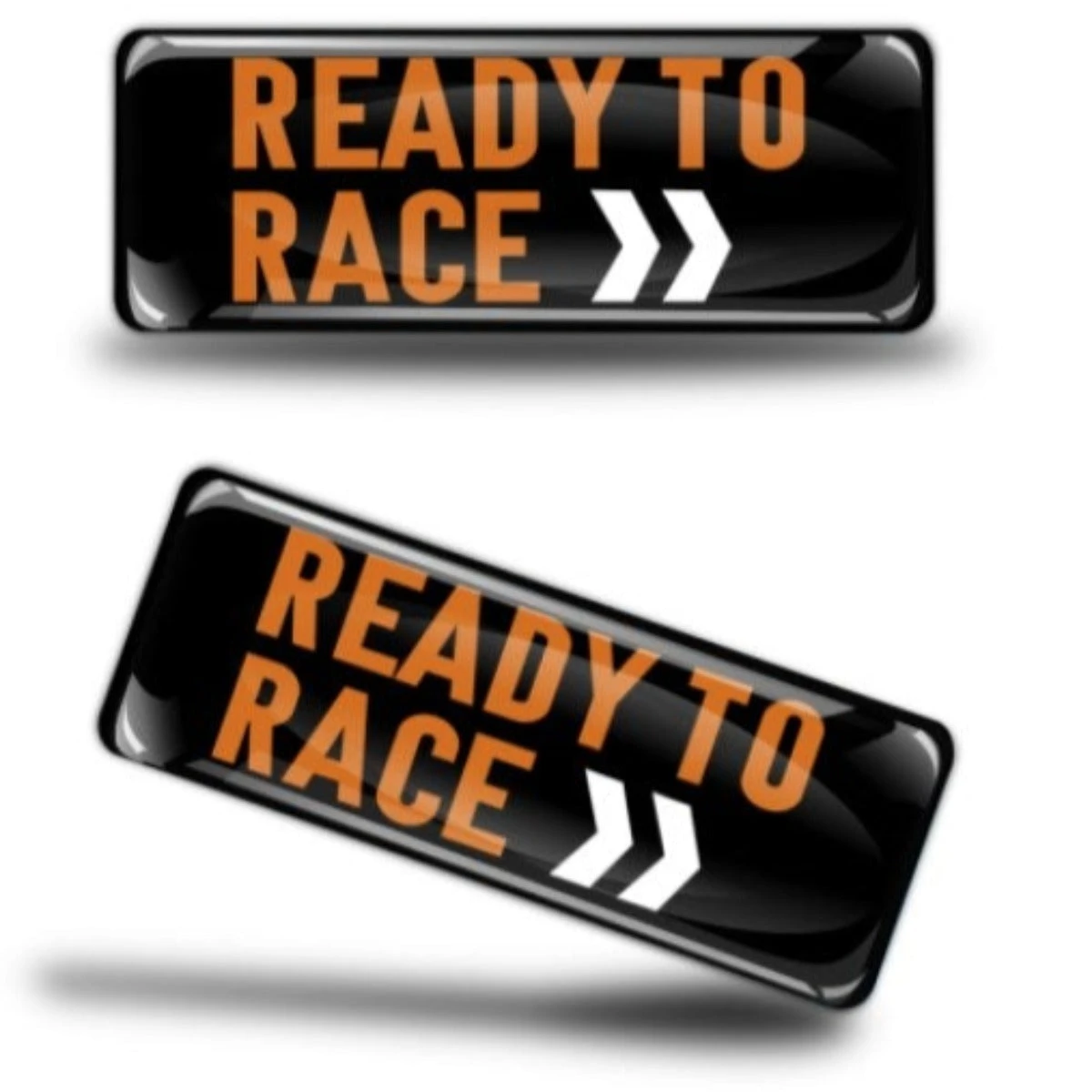 Ready To Race 3D Reflective Helmet Sticker 1 Ready To Race 3D Reflective Helmet Sticker