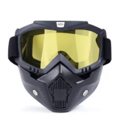 Motorcycle Goggles Mask, TPEE/Polycarbonate, Black Frame -Gearup Co. Store Screenshot 94