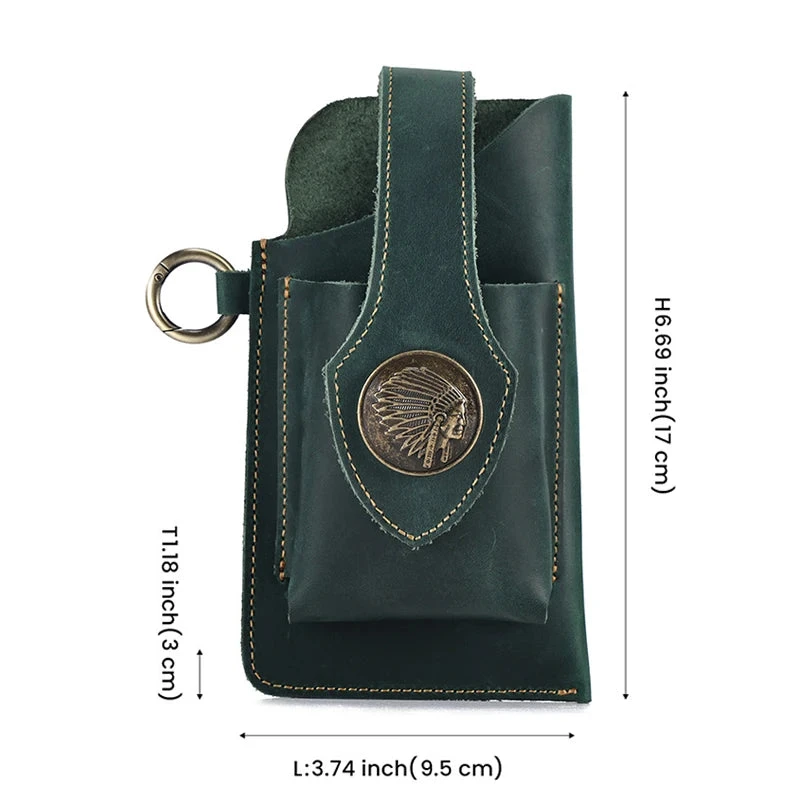 ALR™ Men’s Genuine Leather Waist Bag 9 ALR™ Men’s Genuine Leather Waist Bag - Image 9