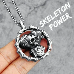 ALR™ Retro Skull Engine Necklace -Gearup Co. Store Seff0f9fe3f864686b098c4b232ace8208