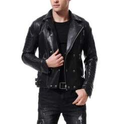 Men's Skull Punk Style Faux Leather Jacket -Gearup Co. Store Sf1f80ecec3154668b18e74aa98ba3a4cO