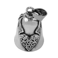 Alr™ Motorcycle Guardian Bell, Winged Heart