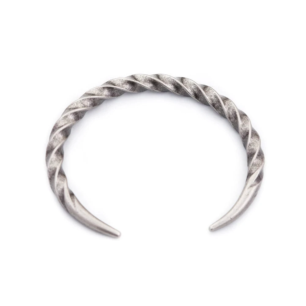 ALR™ Fashion Vintage 316L Stainless Steel Twist Bracelet 6 ALR™ Fashion Vintage 316L Stainless Steel Twist Bracelet - Image 6