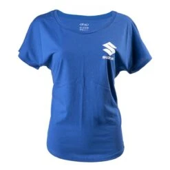 Factory Effex Women's Suzuki Icon Dolman T-Shirt, Royal Blue