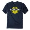 Factory Effex Men's Suzuki Sun T-Shirt, Navy Blue