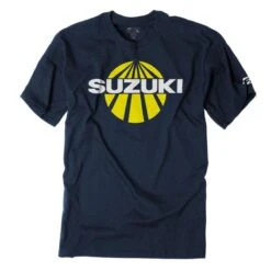 Factory Effex Men's Suzuki Sun T-Shirt, Navy Blue