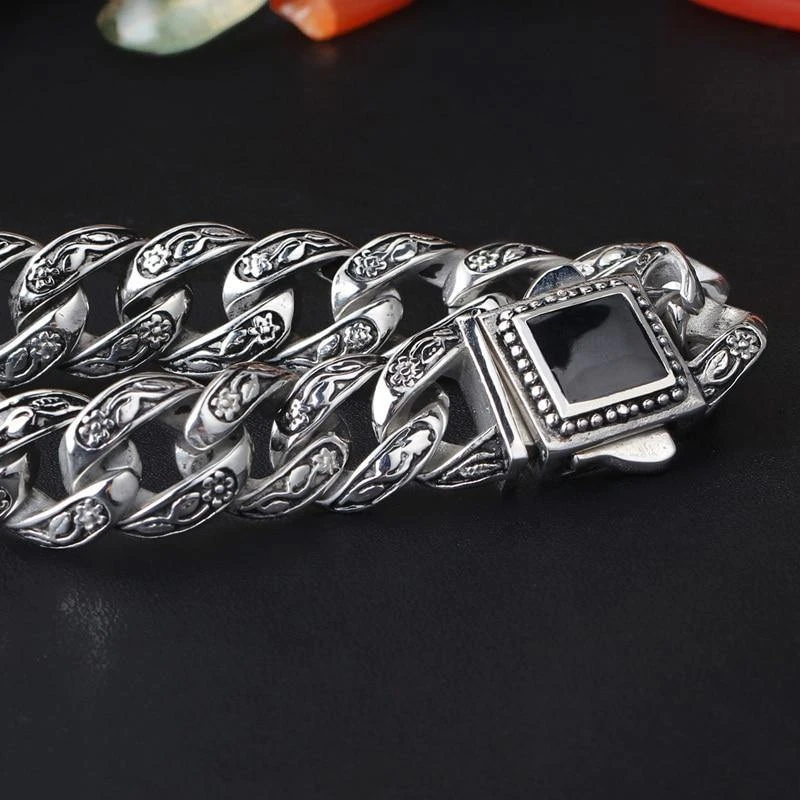 Masculine Curb Chain Bracelet 3 Masculine Curb Chain Bracelet - Image 3