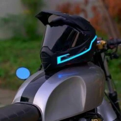 Stainless Steel Winged Skull Pendant Necklace, Silver Color