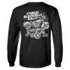 Sturgis Black Hills Rally, The Legend Lives On Long Sleeve T-Shirt, Cotton, Black