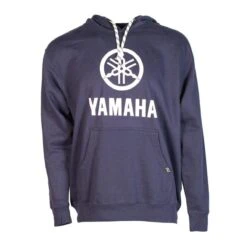 Factory Effex Men's Yamaha Stack Pullover Hoodie, Navy Blue