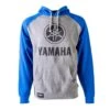 Factory Effex Men's Yamaha Icon Pullover Hoodie, Gray/Royal Blue