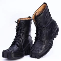 High Quality Leather Skull Boots -Gearup Co. Store american legend rider 7 black high quality leather skull boots motorcycle biker 4358353453125