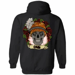Women's Vintage Floral Skull T-Shirt -Gearup Co. Store american legend rider apparel gildan pullover hoodie 8 oz black small vintage floral skull t shirt female motorcycle biker 206906916885