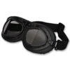 Retro Anti-Fog Motorcycle Goggles, One Size, Black Frame