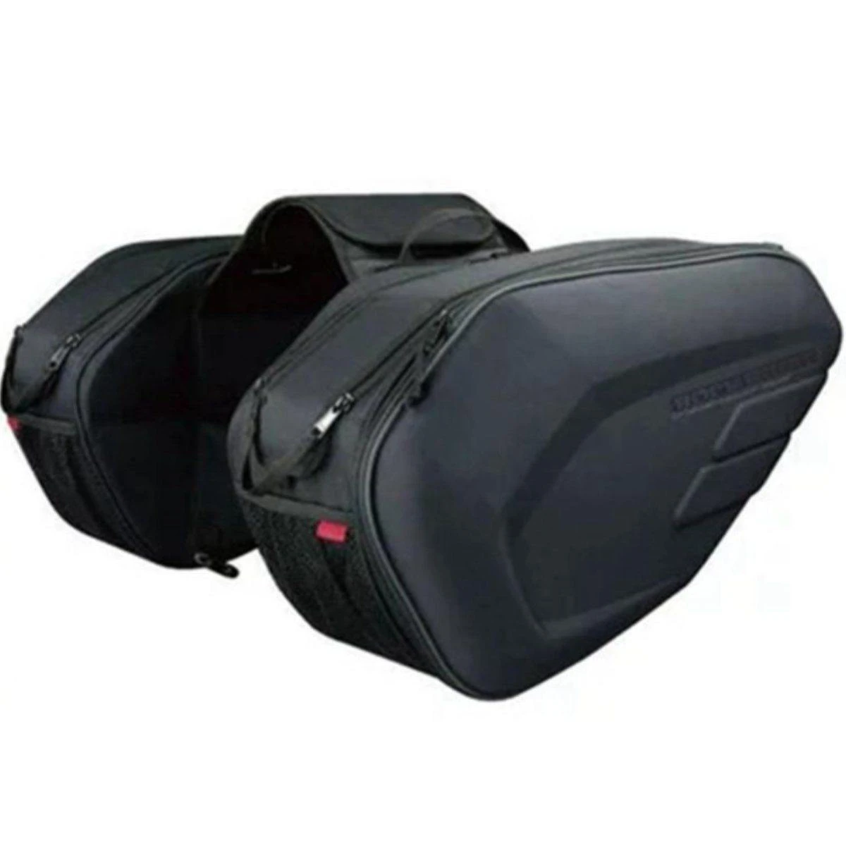Motorcycle Saddle Bag, Waterproof, Black Oxford Cloth 1 Motorcycle Saddle Bag, Waterproof, Black Oxford Cloth