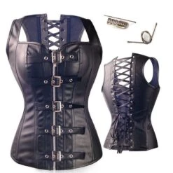 Steel Boned Steampunk Corset Overbust