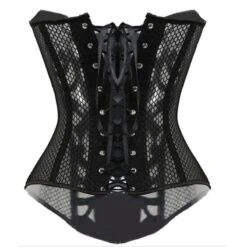 Women's Sexy Steampunk Lace Corset With Lace-Up Back -Gearup Co. Store american legend rider corsets s sexy steampunk corset motorcycle biker 3564913066053
