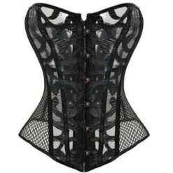 Women's Sexy Steampunk Lace Corset With Lace-Up Back