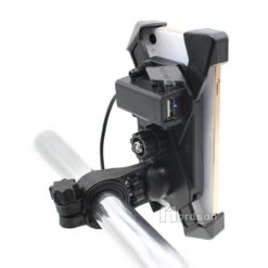 Motorcycle Phone Mount Holder With USB Charger Port, 3.5-7" Screen Fit, Universal For 7/8" Handlebar 13 Motorcycle Phone Mount Holder With USB Charger Port, 3.5-7" Screen Fit, Universal For 7/8" Handlebar -Gearup Co. Store american legend rider default title motorcycle phone holder with usb charger motorcycle biker 194939912213