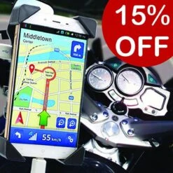Motorcycle Phone Mount Holder With USB Charger Port, 3.5-7" Screen Fit, Universal For 7/8" Handlebar 19 Motorcycle Phone Mount Holder With USB Charger Port, 3.5-7" Screen Fit, Universal For 7/8" Handlebar -Gearup Co. Store american legend rider default title motorcycle phone holder with usb charger motorcycle biker 3666952978501