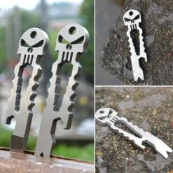 Skull Survival Tool Keyring