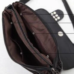 Vintage Skull Studded Rivet Shoulder Bag W/ Free Skull Wallet, Eco-Leather, Black -Gearup Co. Store american legend rider default title vintage skull shoulder bag free skull purse motorcycle biker 3640819023941