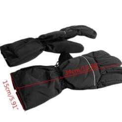Motorcycle Waterproof Electronically Heated Gloves, Size M-L, Black -Gearup Co. Store american legend rider gloves default title motorcycle waterproof heated gloves l motorcycle biker 4579702046789