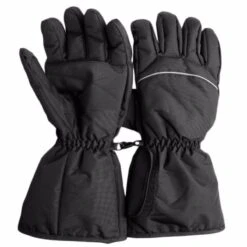 Motorcycle Waterproof Electronically Heated Gloves, Size M-L, Black