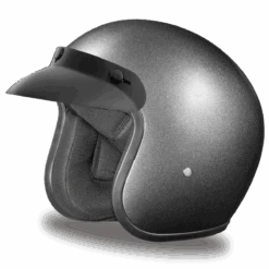 Daytona D.O.T Cruiser Gun Metal Grey Metallic Helmet
