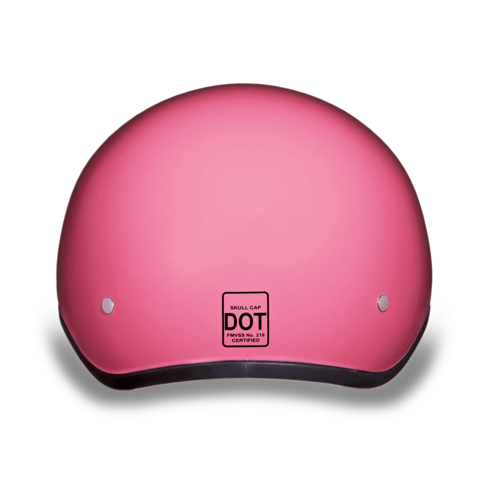 Daytona D.O.T Gloss Pink Cap Helmet W/o Visor 6 Daytona D.O.T Gloss Pink Cap Helmet W/o Visor - Image 6