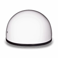 Daytona D.O.T Gloss White Cap Helmet W/o Visor -Gearup Co. Store american legend rider helmets 2xs d o t gloss white cap helmet w o visor motorcycle biker 3651667394629